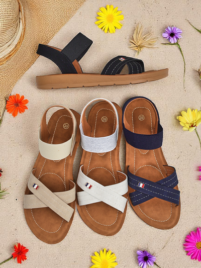 Royalfashion Women’s sandals with elastic Zerefis