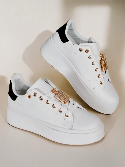 Royalfashion Women's platform sports sneakers Oviger