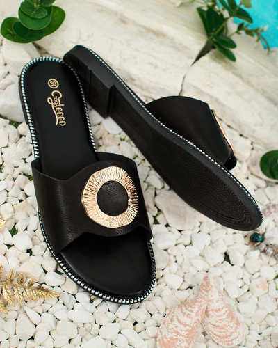 Royalfashion Женские шлепанцы на плоской подошве Olerna