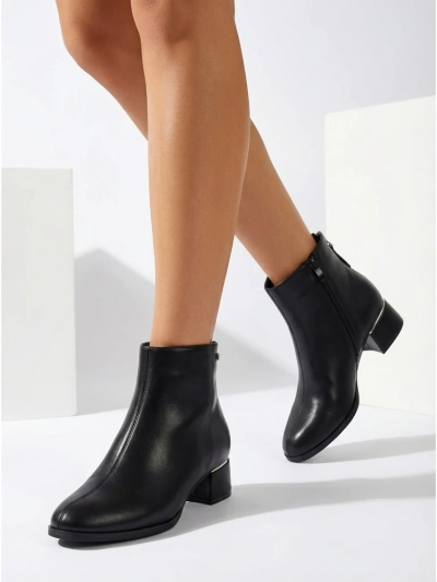 Women's Arshinea Faux Leather Heeled Ankle Boots