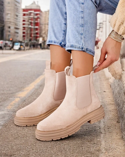 Royalfashion Veni's ankle boots with decorative strap Ozzoas
