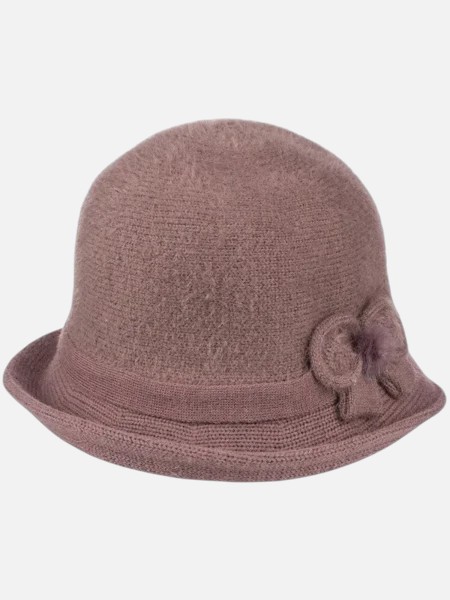 Miss Grace Women's Bowler Hat with Decoration