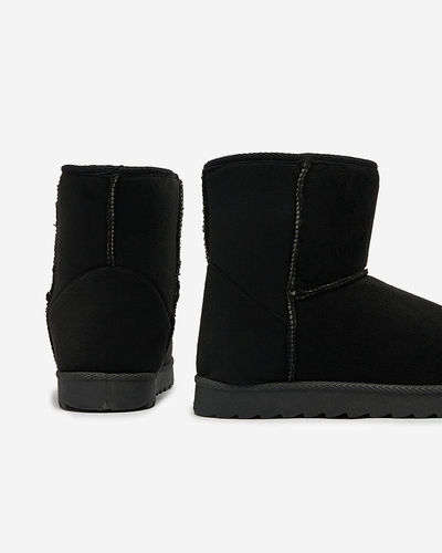 Royalfashion Women's boots a'la snow boots in black color Aener