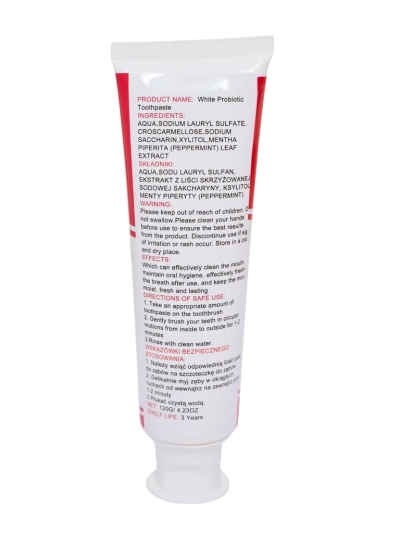Nourishing whitening toothpaste