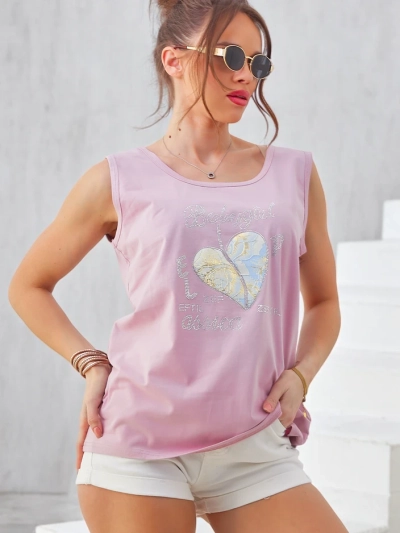 Royalfashion Puuvillane naiste top südamega