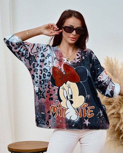 Женская блузка с принтом Royalfashion