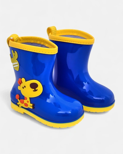 Royalfashion Children's rubber boots with Good Time patches