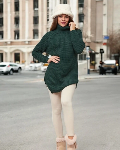 Royalfashion Pikem naiste turtleneck kampsun