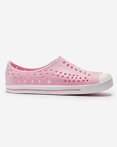 Pink openwork children's rubber sneakers Jiteri - Footwear