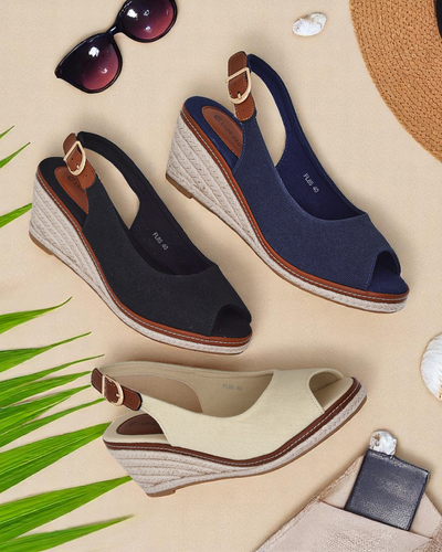 Классические женские босоножки на платформе без носков Tafenis