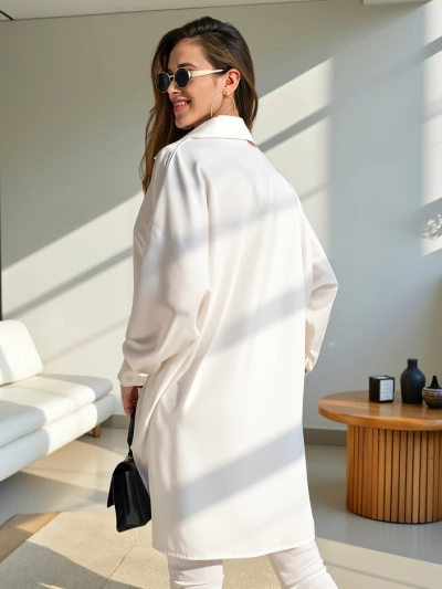 Royalfashion Pikk naiste oversized särk