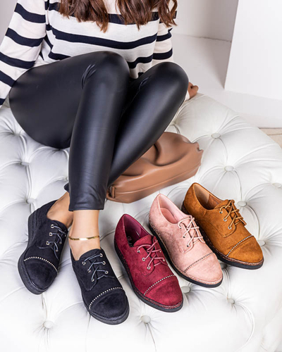 Women's camel low shoes Rilly - Footwear