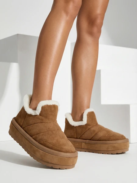 Royalfashion Naiste Zoeno lühikesed saapad a'la lumesaapad