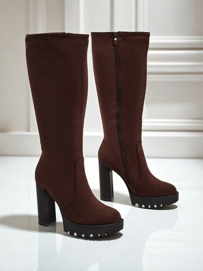 Naiste öko-seemisnahast poolsaapad jämeda kontsaga GaleNest