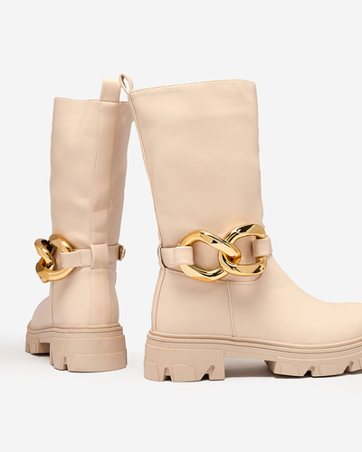 Naiste kaamel Mekira isolatsiooniga poolsaapad - Jalatsid