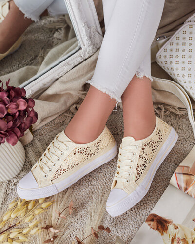 Royalfashion Naiste openwork tennised Niz