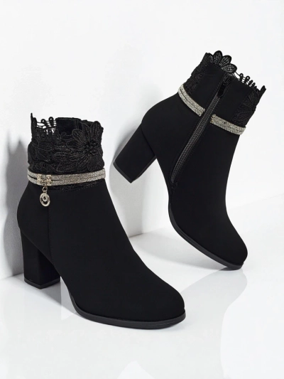 Flora Black Elegant Ankle Boots for Every Occasion