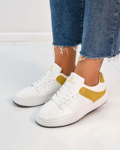 Royalfashion Mustard valge naiste spordijalatsid Elevace