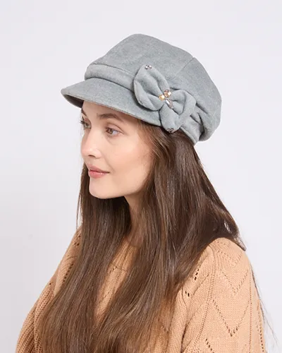 Royalfashion Kvinnors basker med rosett