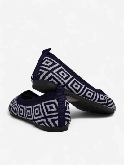 Royalfashion Kangast naiste baleriinikingad geomeetrilise mustriga Metric