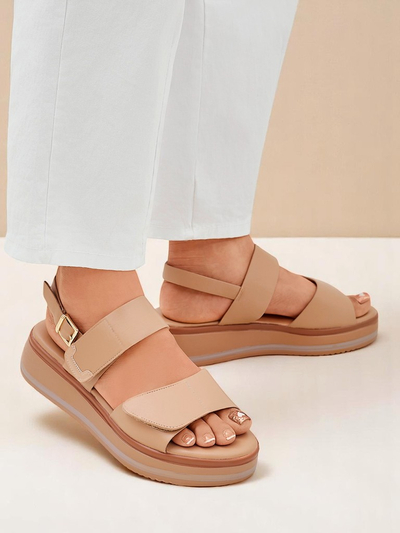 Royalfashion Женские сандалии с утолщенной подошвой Tulipp