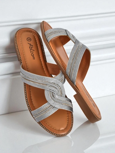 Royalfashion Женские шлепанцы плетеные Woven Breeze