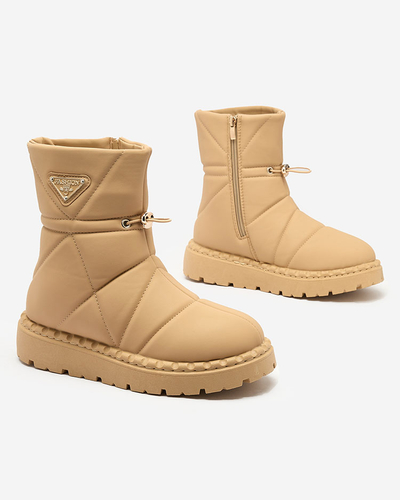 Royalfashion Camel naiste saapad a'la lumesaapad Oterika
