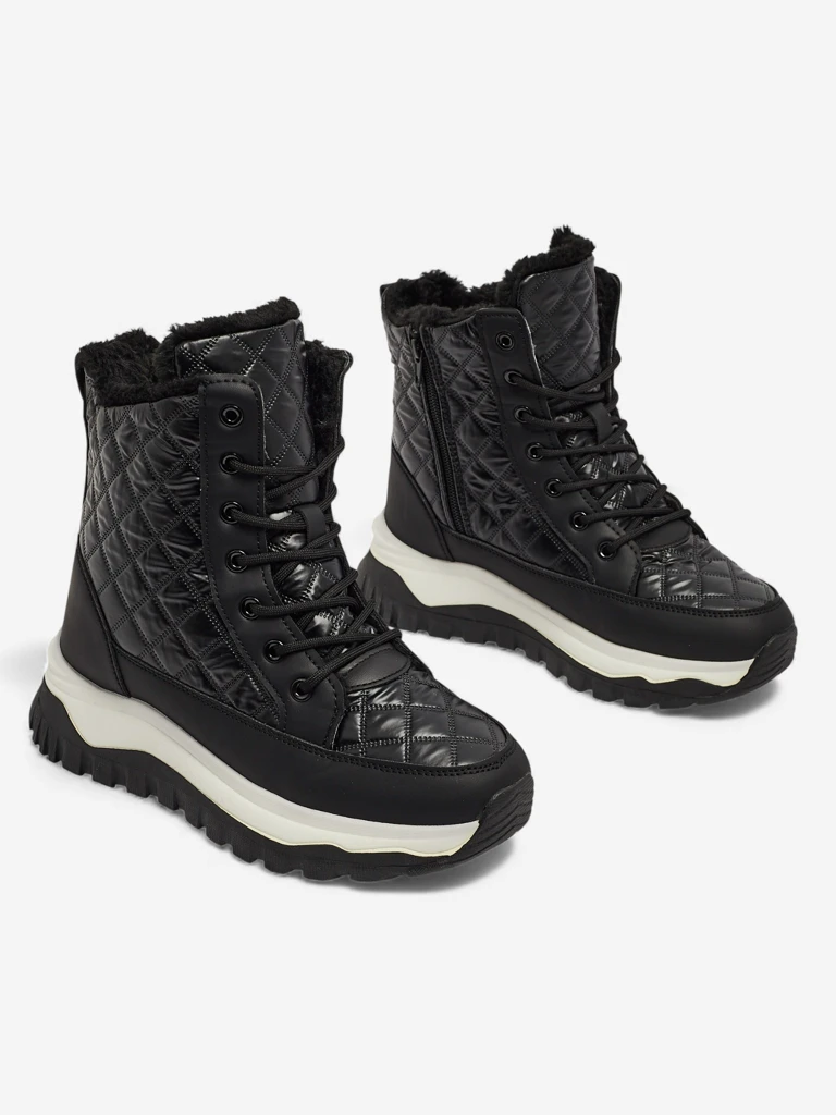 Женские стеганые ботинки a'la снегоходы Rimea
