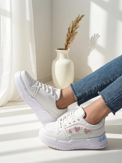 Royalfashion Women's Sneakers with Glitter Samoles