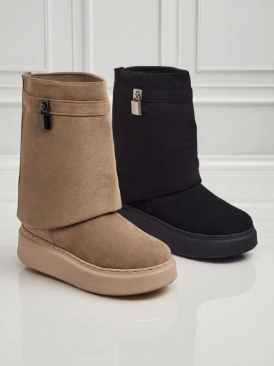 Lühikesed naiste a'la saapad kinnitatava pealisega Elizze