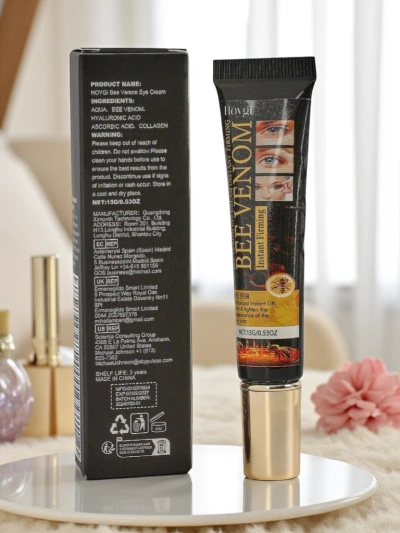 Firming anti-wrinkle eye cream with bee venom