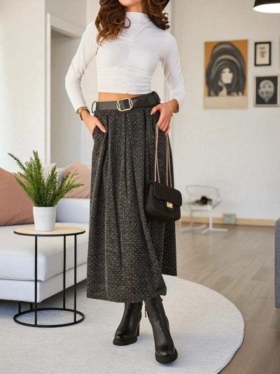 Royalfashion Women's midi skirt