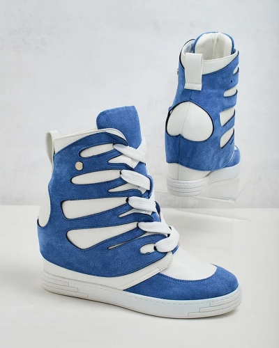 Royalfashion Women's sporty boots on a Pamstinsa heel