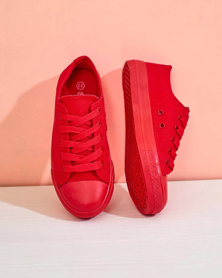 Royalfashion Tirim lace-up children's sneakers