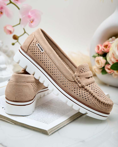 Royalfashion Openwork women's moccasins Leteller