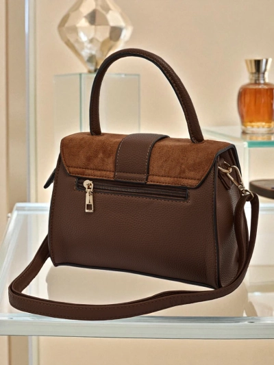 Small women's eco-leather bag Zyora