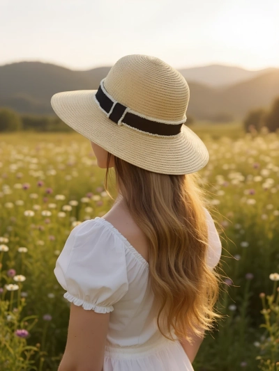Royalfashion Naiste õlgkübar Sunny Meadow