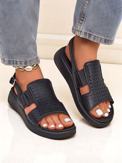 Royalfashion Women's BreezyStep Thick Sole Sandals