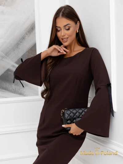 Women's mini dress with wide sleeves Anielle