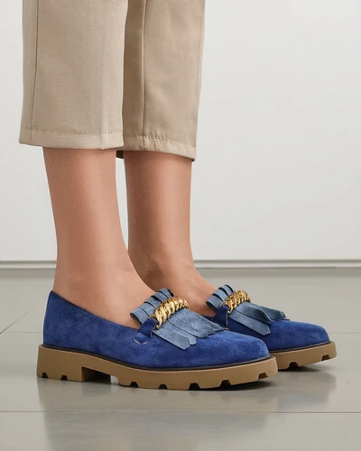 Royalfashion Women's Eco Suede Moccasins Mare Nostrum