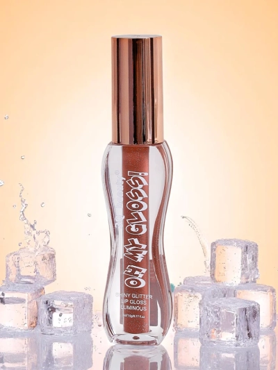 Glitter Lip Gloss in Soft Blush color