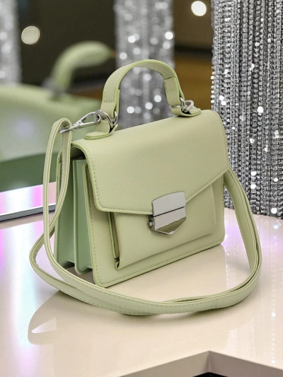 Royalfashion Women's envelope handbag with handle Amalthea Avorio