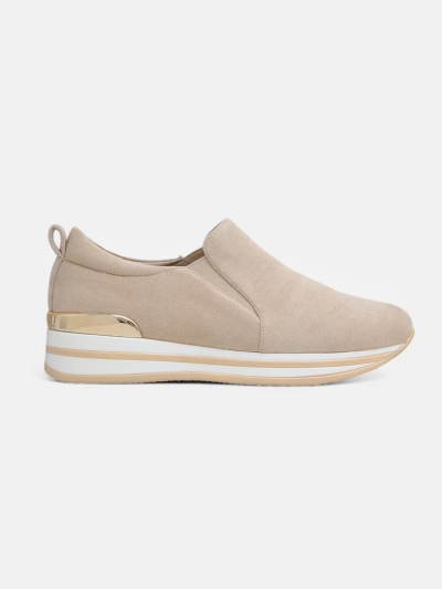 Royalfashion Women's eco suede loafers Rabbite