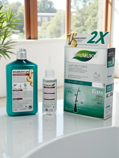 Shumukh Шампунь и Сыворотка для волос 2в1 - стимулирующий рост волос