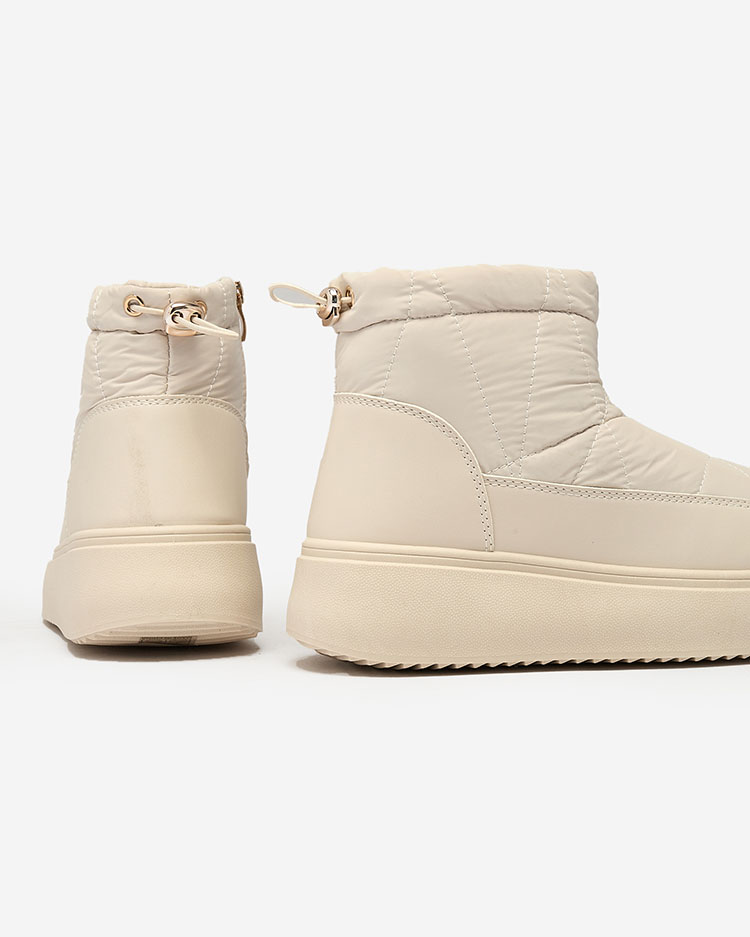 Royalfashion Naiste kreemikas lumesaapad Armeda