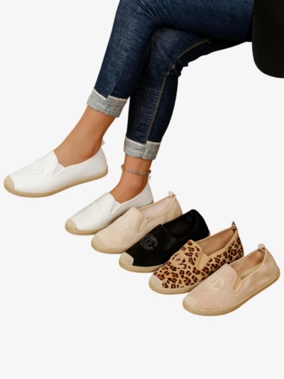 Royalfashion Naiste öko-suar nahast espadrilled Aroll