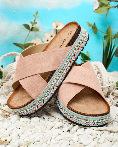 Royalfashion Naiste flip-flopid lameda tallaga Tomlla