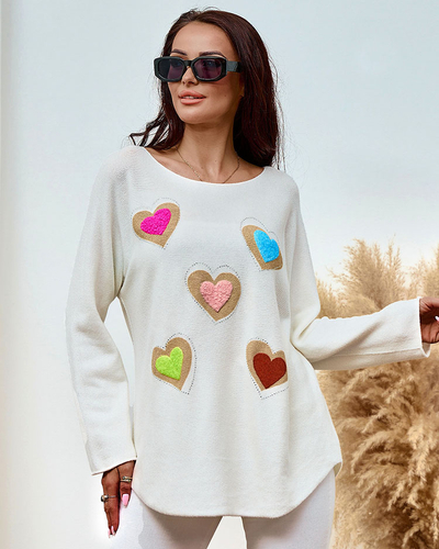 Royalfashion Õhuke naiste südamega kampsun