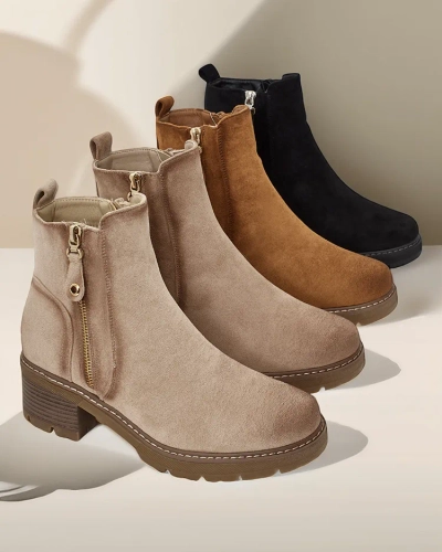 Royalfashion Kvinnur Bootar Iffol