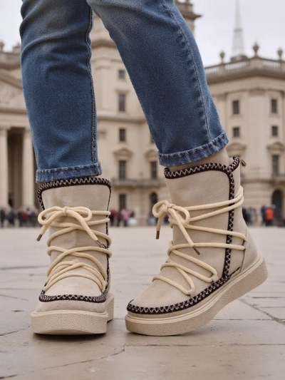 Royalfashion Naiste Lace-up Lumekingad Stozi